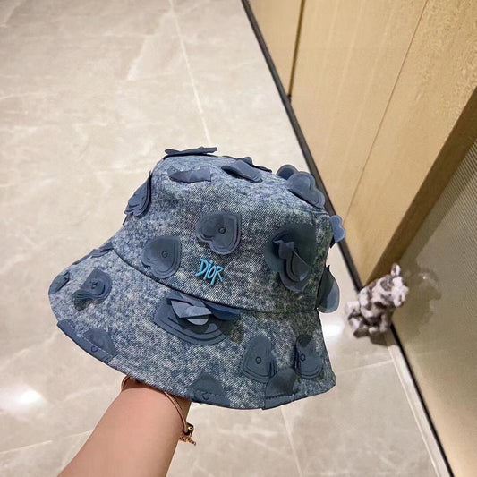 New British classic casual versatile bucket hat